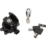 Drag Specialties Side Hinge Ignition Switch With Fork Lock - Black