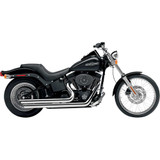 COBRA 6850 Cobra Speedster Slashdown Exhaust - Chrome - '86-'06 Softail 6850