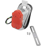 DRAG SPECIALTIES 2010-0562 Drag Specialties Tombstone Taillight/License Plate Mount - Top Tag - Red Lens