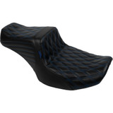 Tailwhip Seat - Blue Double Diamond Stitch - Flh/Flt -'23-'24 Lv-587Dd-Be01
