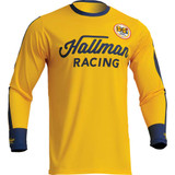 THOR 2910-7124 Thor Hallman Differ Roosted Jersey - Lemon/Navy - Xl