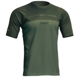 Thor Intense Assist Censis Short-Sleeve Jersey - Forest Green - 2Xl