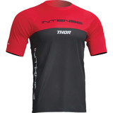THOR 5020-0207 Thor Intense Assist Censis Short-Sleeve Jersey - Red/Black - Large