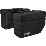 Thrashin Supply Co. Expedition Saddlebags - Black Tsb-0008