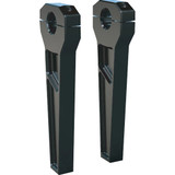 Todd'S Cycle Risers - 1-1/8" Clamping - 8" Rise - Black Td-R21-08B