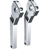 Todd'S Cycle Risers - Pullback - 1" Clamping - 8" Rise - Chrome Td-R12-08