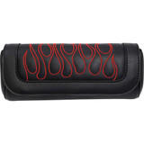 SADDLEMEN X021050032 Saddlemen Tool Pouch - Flame - Red X021-05-0032