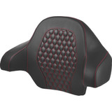 Tour Pack Backrest Pad - Honeycomb - Red Stitching - Fl '14-'24 814-07-15104