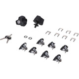SW-MOTECH QLS0004615100 Trax Lock Set - Evo - Anti-Theft Protection - 9 Matching Locks With Keys Qls.00.046.15100