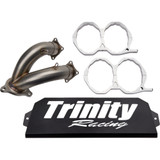 Trinity Racing Stainless Steel Slip-On Muffler Tr-4173S-Ss Trinity Racing Stainless Steel Slip-On Muffler Tr-4173S-Ss