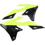 Ufo Radiator Shrouds - Black/Fluorescent Yellow Su04941-Dfluu