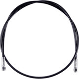MAGNUM SHIELDING SBC050050 Universal Xr Brake Line - 50" - Black W/ Chrome Fittings Sbc0500-50