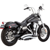 VANCE & HINES 26081 Vance & Hines 2-Into-2 Big Radius Exhaust System - Chrome 26081