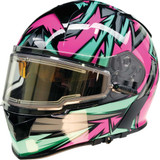 Z1R 0101-17211 Warrant Snow Helmet - Neuron - Pink/Teal - Medium