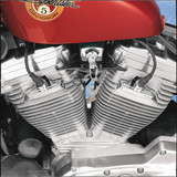 Drag Specialties Head Bolt/Spark Plug Covers - Chrome - Xl