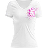 MOOSE RACING 30314291 Women'S Flourish Script T-Shirt - White - Xl 3031-4291
