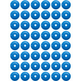 Woody'S Support Plates - Blue - Round - 48 Pack Arg-3825-48