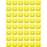 WOODY'S ASG383048 Woody'S Support Plates - Hi Vis - Square - 48 Pack Asg-3830-48