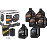 MAXIMA RACING OIL 90069016PB Maxima Racing Oil Evolution Mineral 20W-50 Oil Change Kit - Black Filter 90-069016Pb