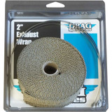 DRAG SPECIALTIES 1861-1112 Drag Specialties Woven Basalt Exhaust Wrap Kit - Bronze - 2" X 25'