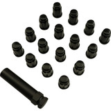 Moose Utility Lug Nut - Splined - 10 Mm - Black - 16 Pack Spmo3808Bl4