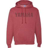 YAMAHA APPAREL NP23SM22962X Yamaha Apparel Distributor Yamaha Hoodie - Heather Red - 2Xl Np23S-M2296-2X
