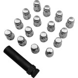 MOOSE UTILITY SPMO03806L4 Moose Utility Lug Nut - Splined - 12 Mm X 1.25 - Chrome - 16 Pack Spmo03806L4