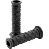 DRIVEN RACING D701BKO Driven Racing Grips - Skully - Open Ends - Black D701Bko