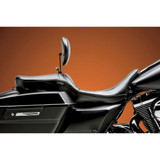 Le Pera Maverick Seat - With Backrest - Smooth - Black - Fl '08-'23 Lk-957Brs