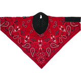 Zan Headgear Neodanna Sportflex Face Mask - Red Paisley Neol106