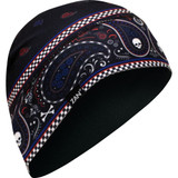 Zan Headgear Sportflex Helmet Liner - Classic Bandanna - Red/White/Blue Whll148 Zan Headgear Sportflex Helmet Liner - Classic Bandanna - Red/White/Blue Whll148