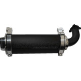 BIKEMAN PERFORMANCE 17318SB Bikeman Performance Rzr Xp Turbo Muffler - Black 17-318-Sb