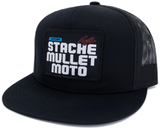 Dbk Stache Mullet Moto 2Fifty Hat Black Hat-Stache-2Fifty