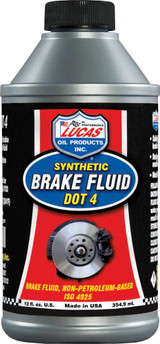 Lucas 10827 Lucas Synthetic Brake Fluid Dot 4 12Oz 10827