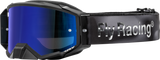 Fly Racing Zone Elite Legacy Goggle Blk/Gry Camo W/ Mir/Smk Lens 37-51904
