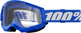 100% 50027-00014 100% Strata 2 Goggle Blue Clear Lens 50027-00014