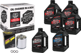 Maxima 90-119016PC Maxima V-Twin Syn Oil Change Kit Tc Chrome Filer 90-119016Pc