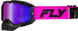 Fly Racing Zone Elite Snw Goggle Pink/Blk W/Plrzd Rose Lens 37-4106