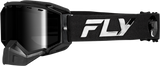 Fly Racing Zone Elite Snw Goggle Blk/Blk W/Blk Mir/Plrzd Smoke Lens 37-4108