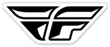 Fly Racing 99-8404 Fly Racing Sticker F-Wing 4" 10Pk Die Cut Laminated 99-8404