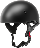 Gmax H1650076 Gmax Hh-65 Half Helmet Naked Matte Black Lg H1650076