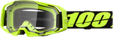 100% Armatic Goggle Neon Yellow Clear Lens 50059-00004