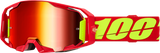 100% Armatic Goggle Red Mirror Red Lens 50060-00005