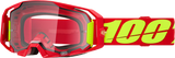 100% 50059-00005 100% Armatic Goggle Red Clear Lens 50059-00005
