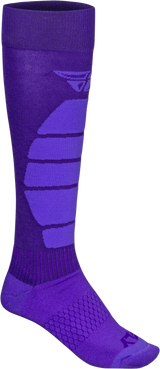 Fly Racing Snow Performance Coolmax Sock Purple Lg/Xl 350-0578L