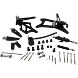 SPEED MERCHANT SMM8FLMIDWPBK Speed Merchant Mid-Controls - With Pegs - Black - Fl '17-'22 Sm-M8Flmidwp-Bk