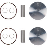 Wossner Piston Kit - 76.37 Mm - Ski Doo | Lynx K7047D050-2