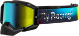Fly Racing Zone Elite Snow Goggle Legacy W/ Amber Mirror/Plrzd Smk Lens Flb-24Zp4