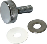 Harddrive Knurled Seat Knob 1/4-20 Chrome 05-330
