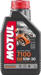 MOTUL 104089 Motul 7100 Oil 4T 10W30 1L 12/Case 104089